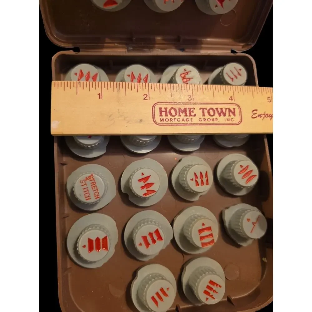 30 Vintage Dressmaker Sewing Machine Cams in Plastic Case
